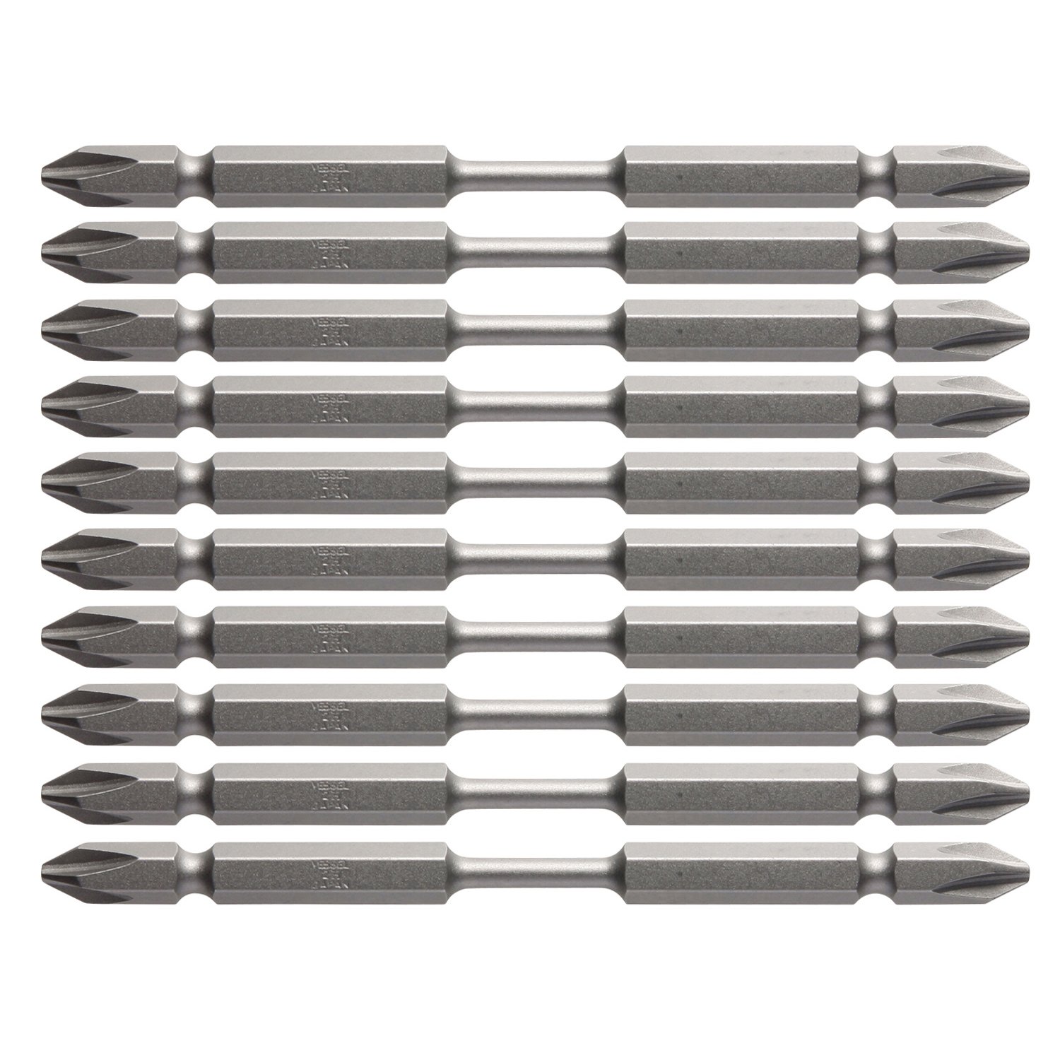 (未使用･未開封品)ベッセル(VESSEL) 両頭 トーション ビット +2×3.5×65mm 硬度：H(高硬度) 10本組 AT14 ZP Amazon | 【Amazon.co.jp 限定】ベッセル(VESSEL) 両頭 トーション